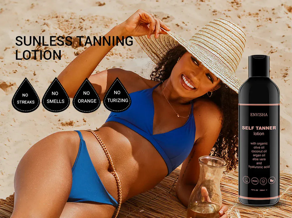 KissICON KissIcon Envisha Self Tanner Lotion - Fast Tan