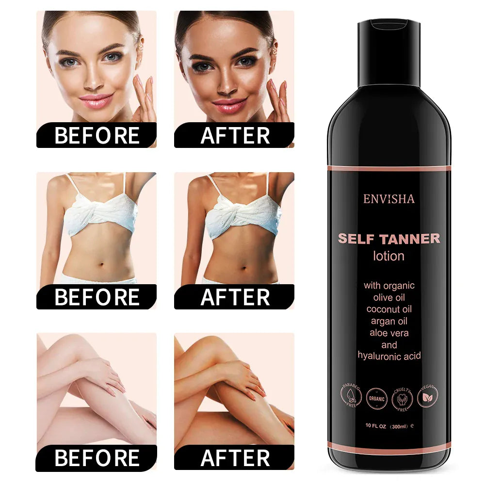 KissICON KissIcon Envisha Self Tanner Lotion - Fast Tan