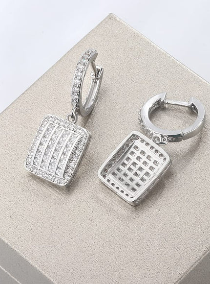 KissICON KissIcon Exquisite Silver Earrings 925 - Sparkling Zircon