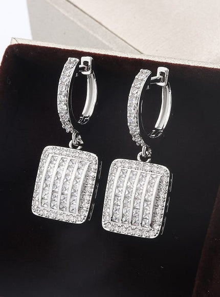 KissICON KissIcon Exquisite Silver Earrings 925 - Sparkling Zircon
