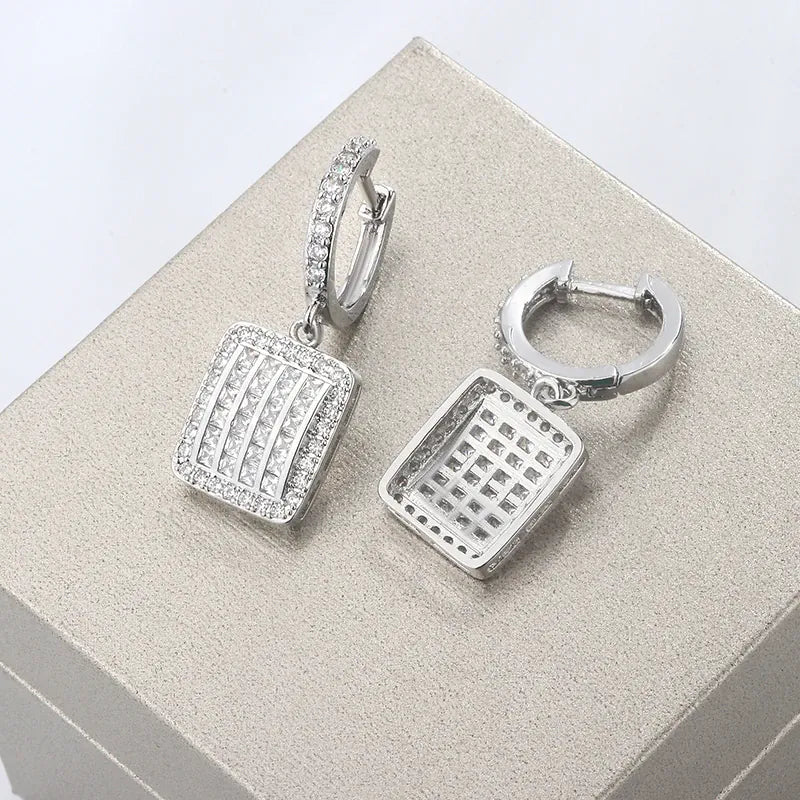 KissICON KissIcon Exquisite Silver Earrings 925 - Sparkling Zircon