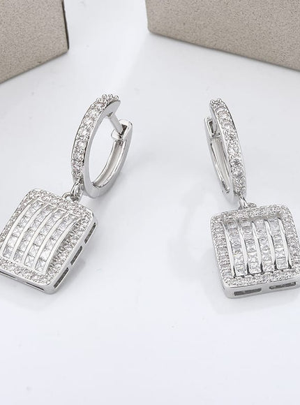 KissICON KissIcon Exquisite Silver Earrings 925 - Sparkling Zircon
