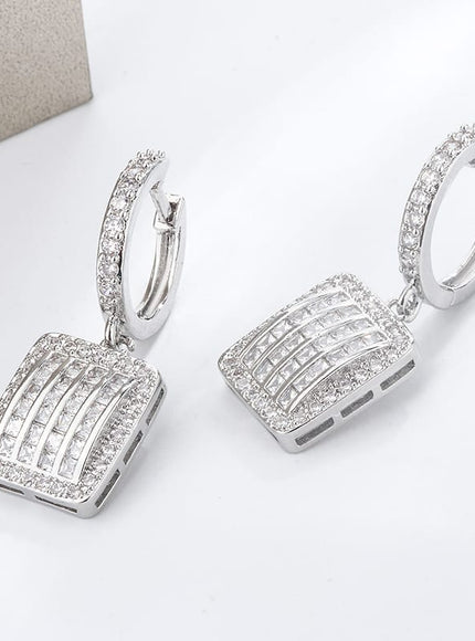 KissICON KissIcon Exquisite Silver Earrings 925 - Sparkling Zircon