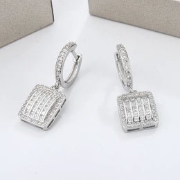 KissICON KissIcon Exquisite Silver Earrings 925 - Sparkling Zircon