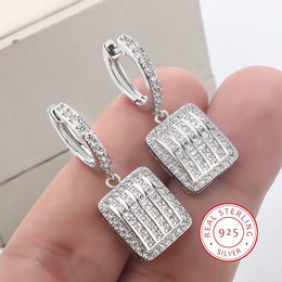 KissICON KissIcon Exquisite Silver Earrings 925 - Sparkling Zircon