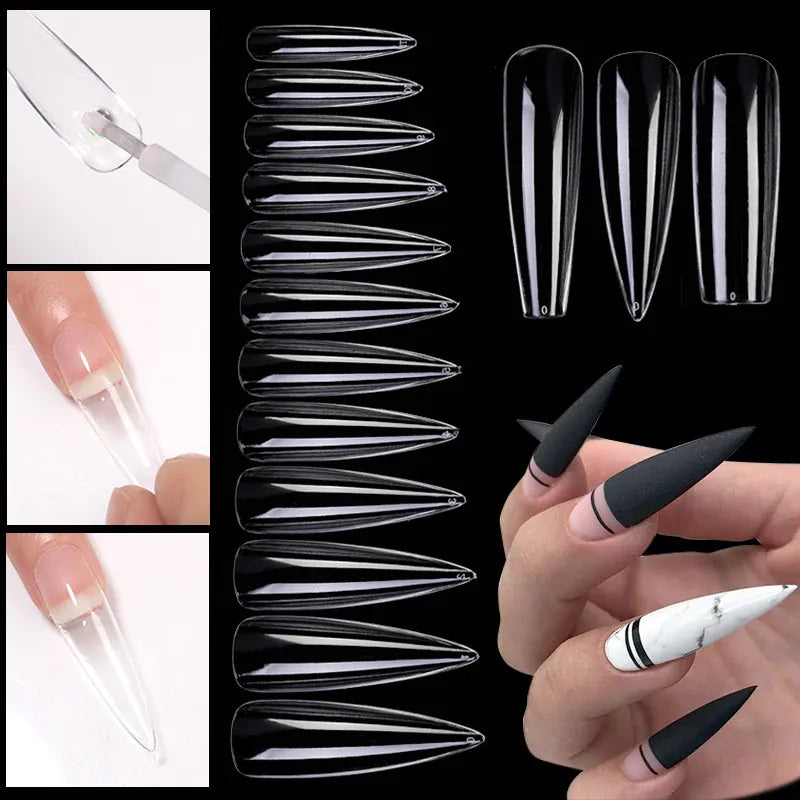 KissICON [KissIcon] Extension False Nails - Full Cover Acrylic