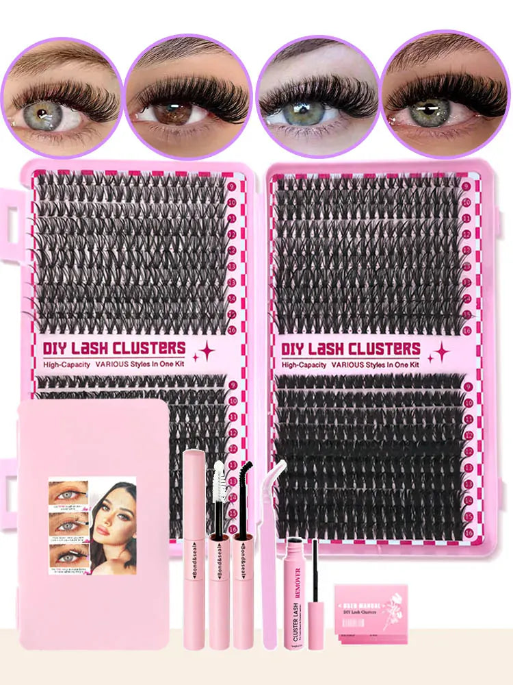 KissICON KissIcon Eyelashes Set 9-16mm - Mixed With Applicators