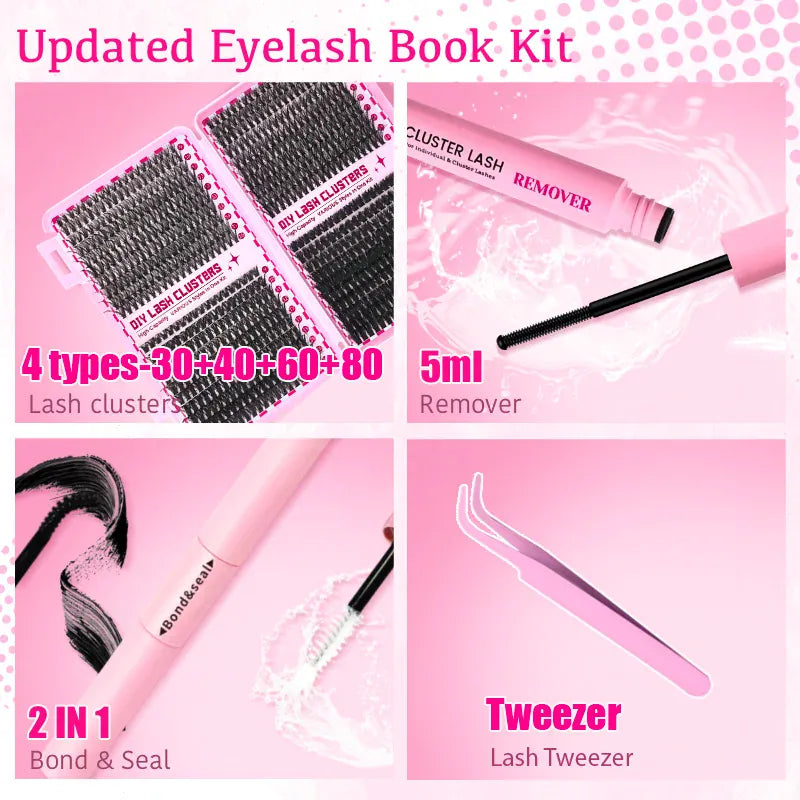 KissICON KissIcon Eyelashes Set 9-16mm - Mixed With Applicators