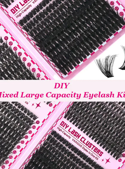 KissICON KissIcon Eyelashes Set 9-16mm - Mixed With Applicators