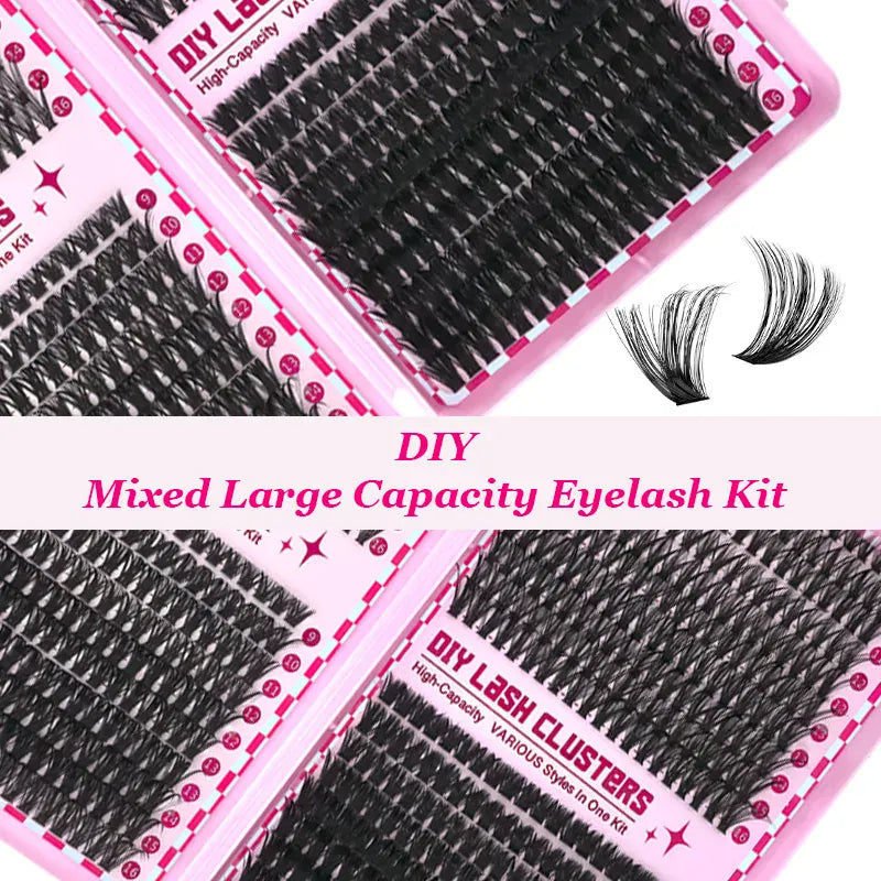 KissICON KissIcon Eyelashes Set 9-16mm - Mixed With Applicators