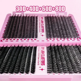 KissICON KissIcon Eyelashes Set 9-16mm - Mixed With Applicators