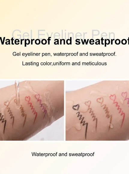 KissICON KissIcon Eyeliner – Long Lasting Waterproof Quick Drying, 6 Shades