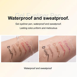 KissICON KissIcon Eyeliner – Long Lasting Waterproof Quick Drying, 6 Shades