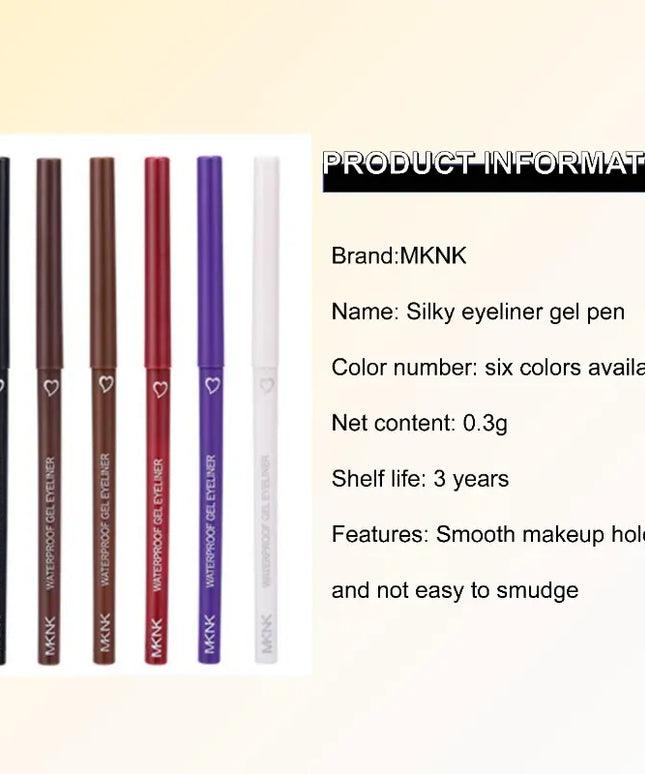 KissICON KissIcon Eyeliner – Long Lasting Waterproof Quick Drying, 6 Shades