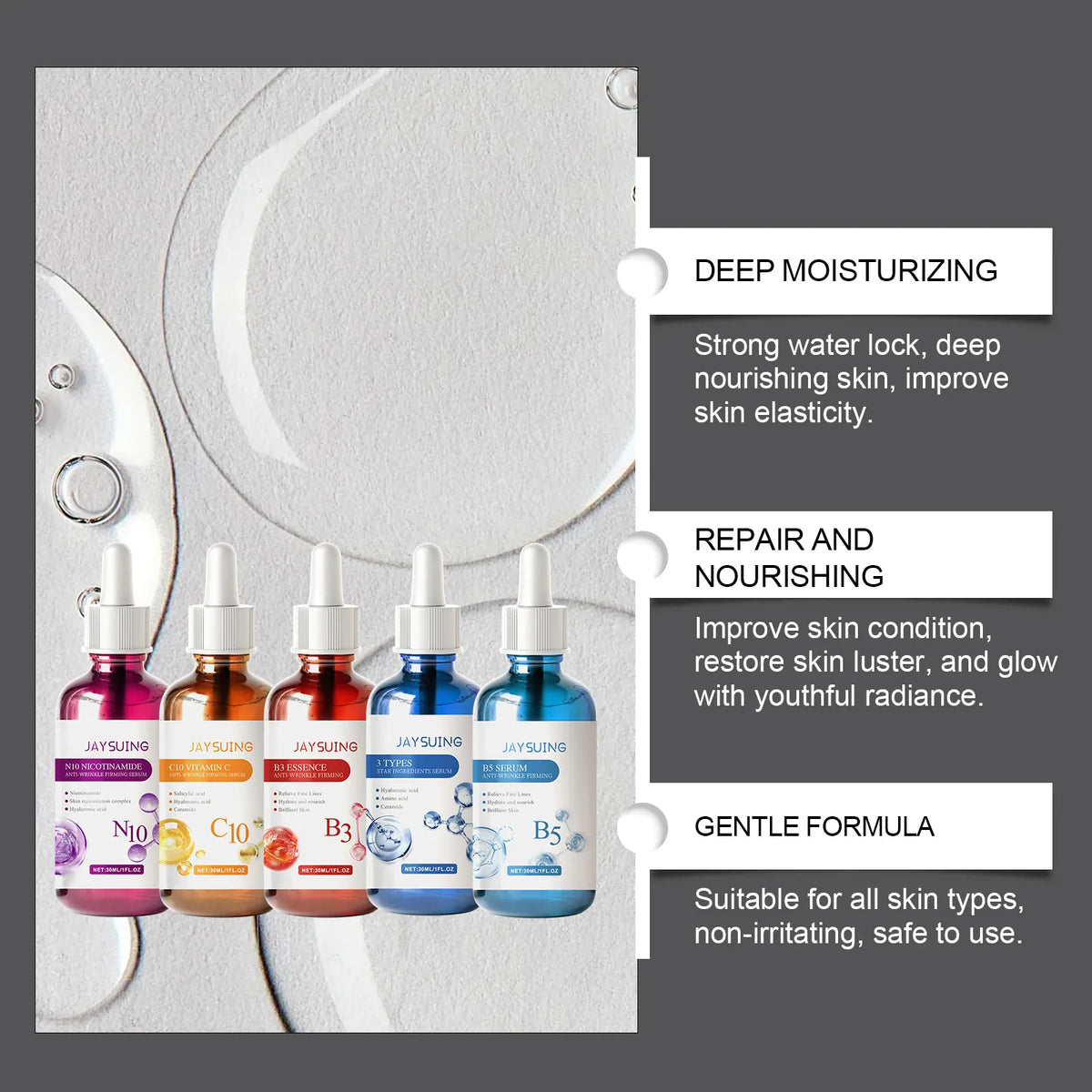 KissICON KissIcon Facial Skin Care Serum Gift Set -