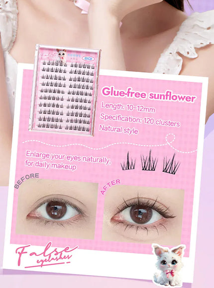 KissICON KissIcon False Eyelashes 10-12mm C Curl - Self