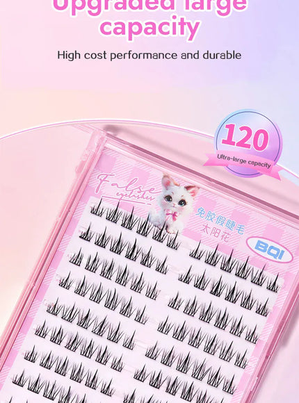KissICON KissIcon False Eyelashes 10-12mm C Curl - Self