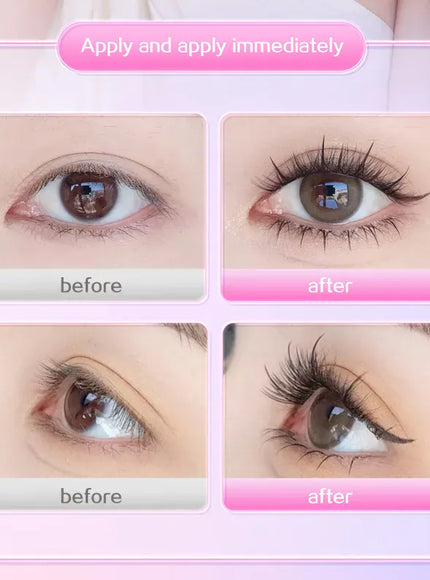 KissICON KissIcon False Eyelashes 10-12mm C Curl - Self