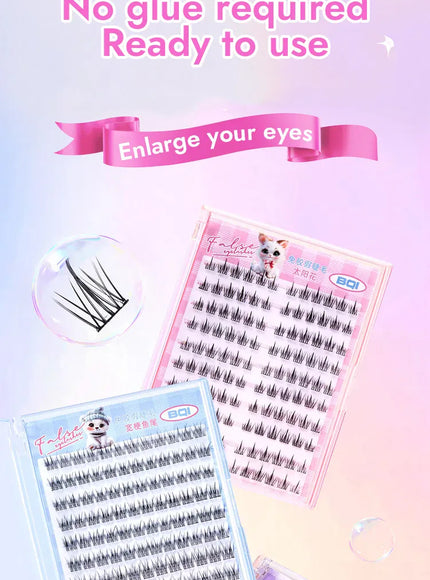 KissICON KissIcon False Eyelashes 10-12mm C Curl - Self