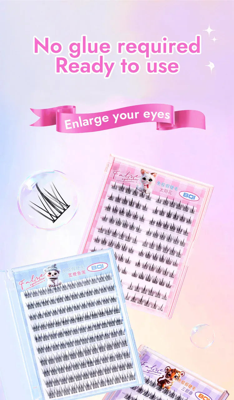 KissICON KissIcon False Eyelashes 10-12mm C Curl - Self