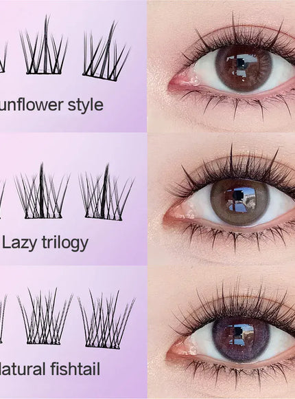 KissICON KissIcon False Eyelashes 10-12mm C Curl - Self