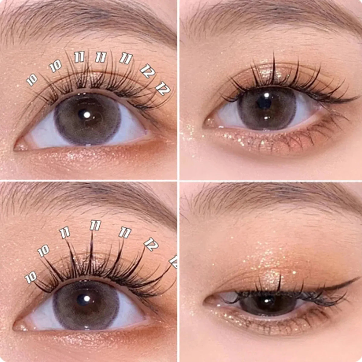 KissICON KissIcon False Eyelashes AM Type 7-12mm Fairy Lashes