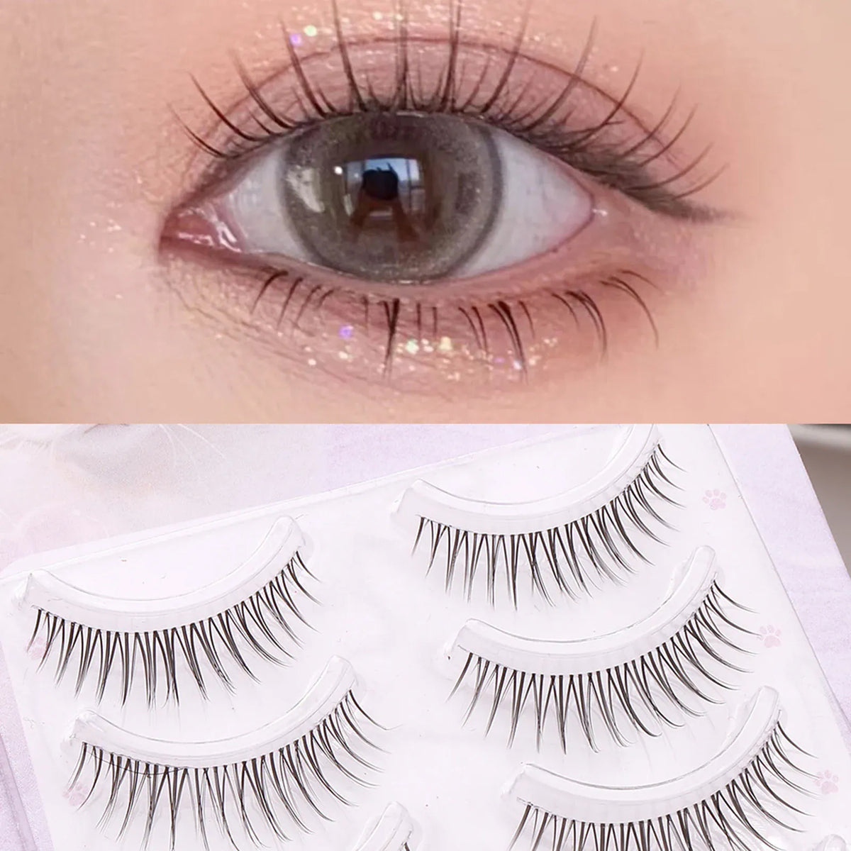 KissICON KissIcon False Eyelashes Anime Strip Lashes - Natural