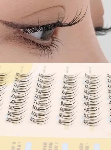 KissICON KissIcon False Eyelashes Glue-Free Natural Look - Comfort