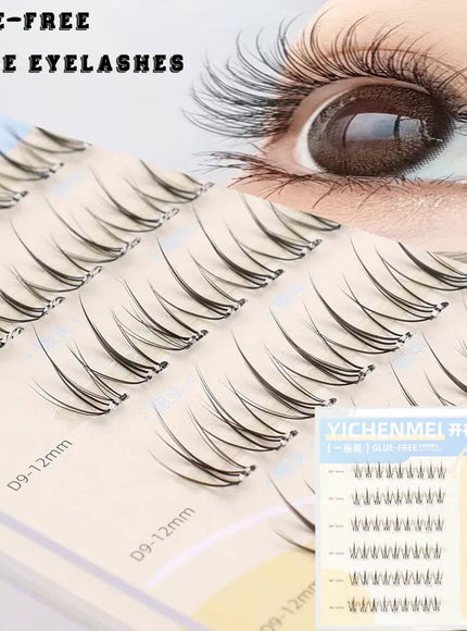 KissICON KissIcon False Eyelashes Glue-Free Natural Look - Comfort