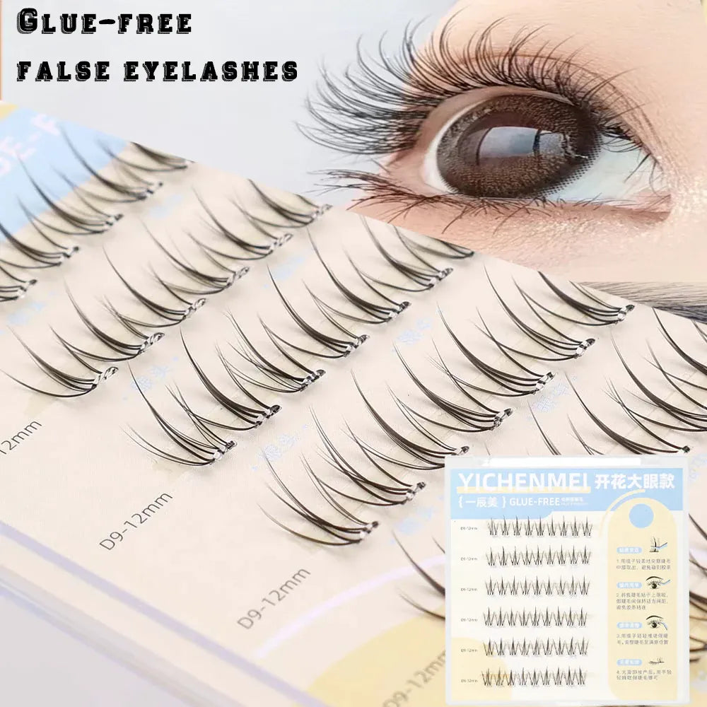 KissICON KissIcon False Eyelashes Glue-Free Natural Look - Comfort