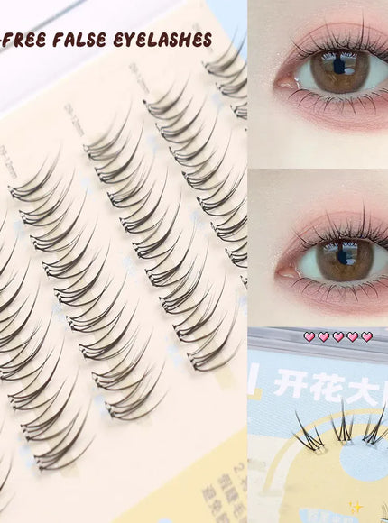 KissICON KissIcon False Eyelashes Glue-Free Natural Look - Comfort