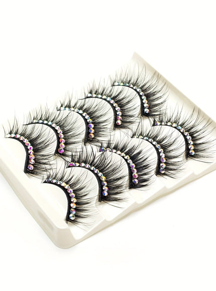 KissICON KissIcon False Eyelashes With Glitter For Stage -