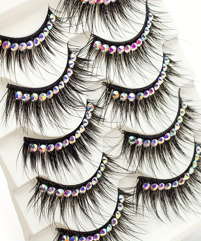 KissICON KissIcon False Eyelashes With Glitter For Stage -