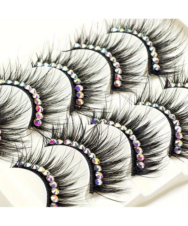 KissICON KissIcon False Eyelashes With Glitter For Stage -