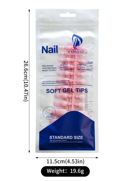 KissICON KissIcon False Toe Nails - French Nude Pink