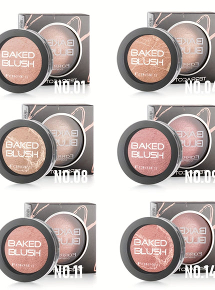 jkthpu-45 KissIcon FaRRES Baked Powder Blush Long Lasting Contour
