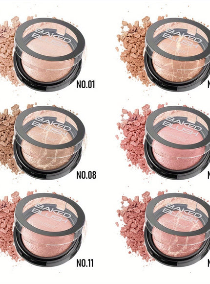 jkthpu-45 KissIcon FaRRES Baked Powder Blush Long Lasting Contour