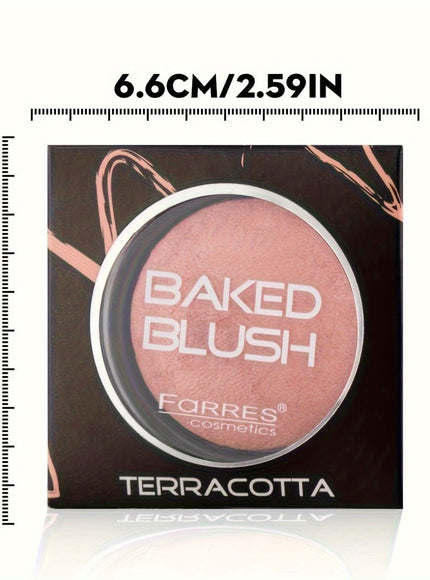 jkthpu-45 KissIcon FaRRES Baked Powder Blush Long Lasting Contour