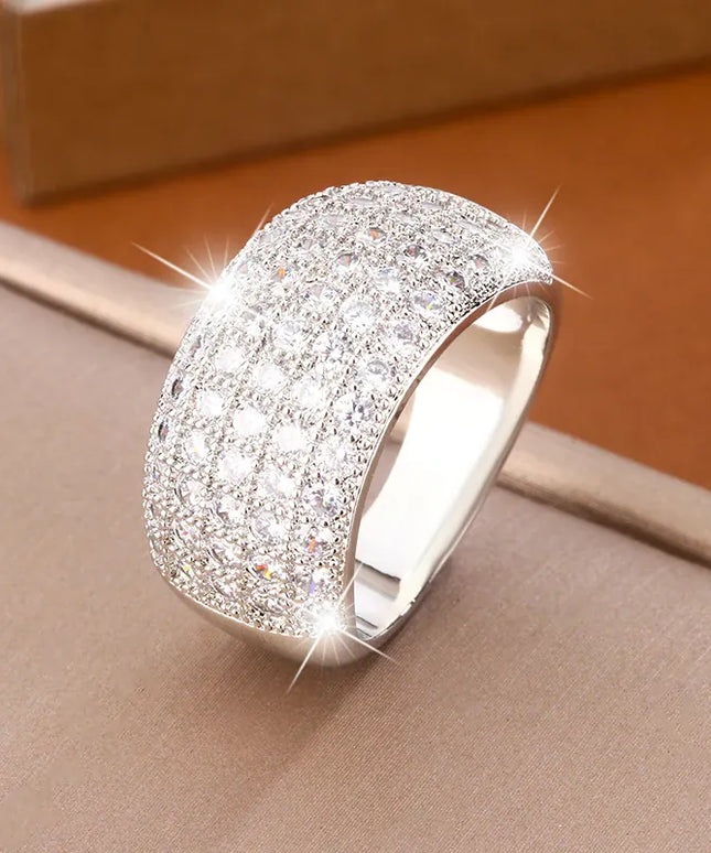 KissICON KissIcon Fashion Light Luxury Zircon Ring - Bridal Shine