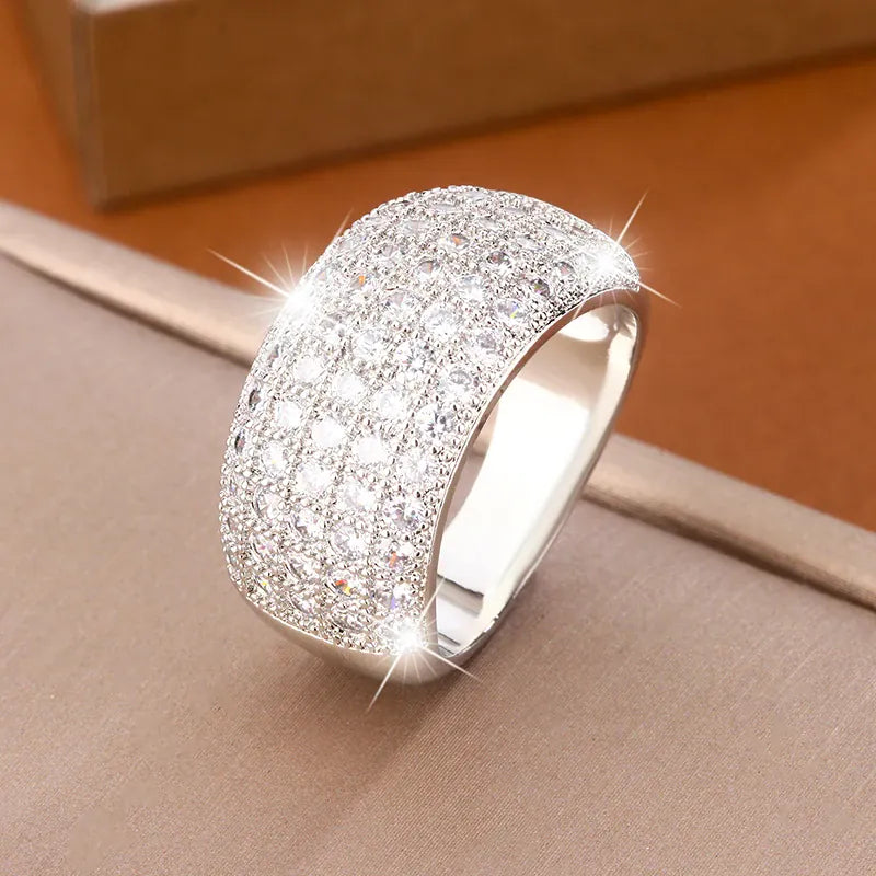 KissICON KissIcon Fashion Light Luxury Zircon Ring - Bridal Shine