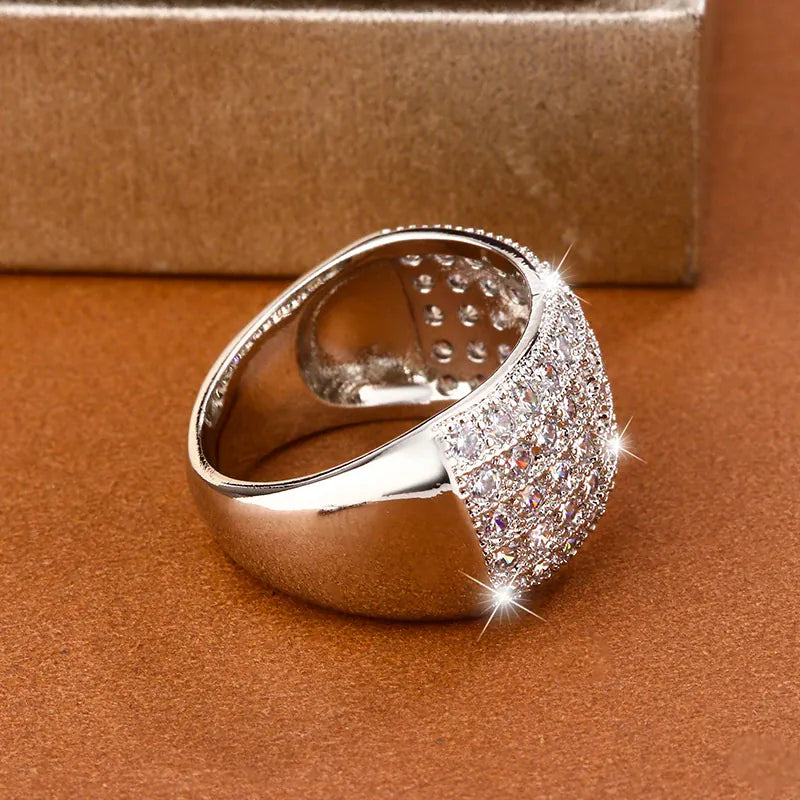 KissICON KissIcon Fashion Light Luxury Zircon Ring - Bridal Shine