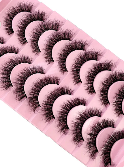 KissICON KissIcon Faux Mink Eyelashes 3D Cross Lash Set
