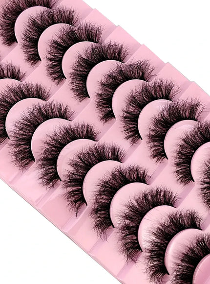 KissICON KissIcon Faux Mink Eyelashes 3D Cross Lash Set
