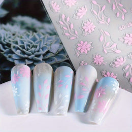 KissICON KissIcon Floral Nail Stickers - Self Adhesive Flowers