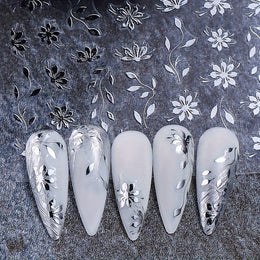 KissICON KissIcon Floral Nail Stickers - Self Adhesive Flowers