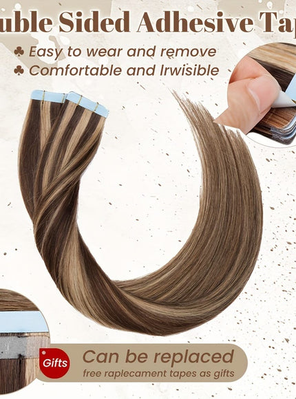 KissICON KissIcon Flying Tape In Hair Extensions - Real