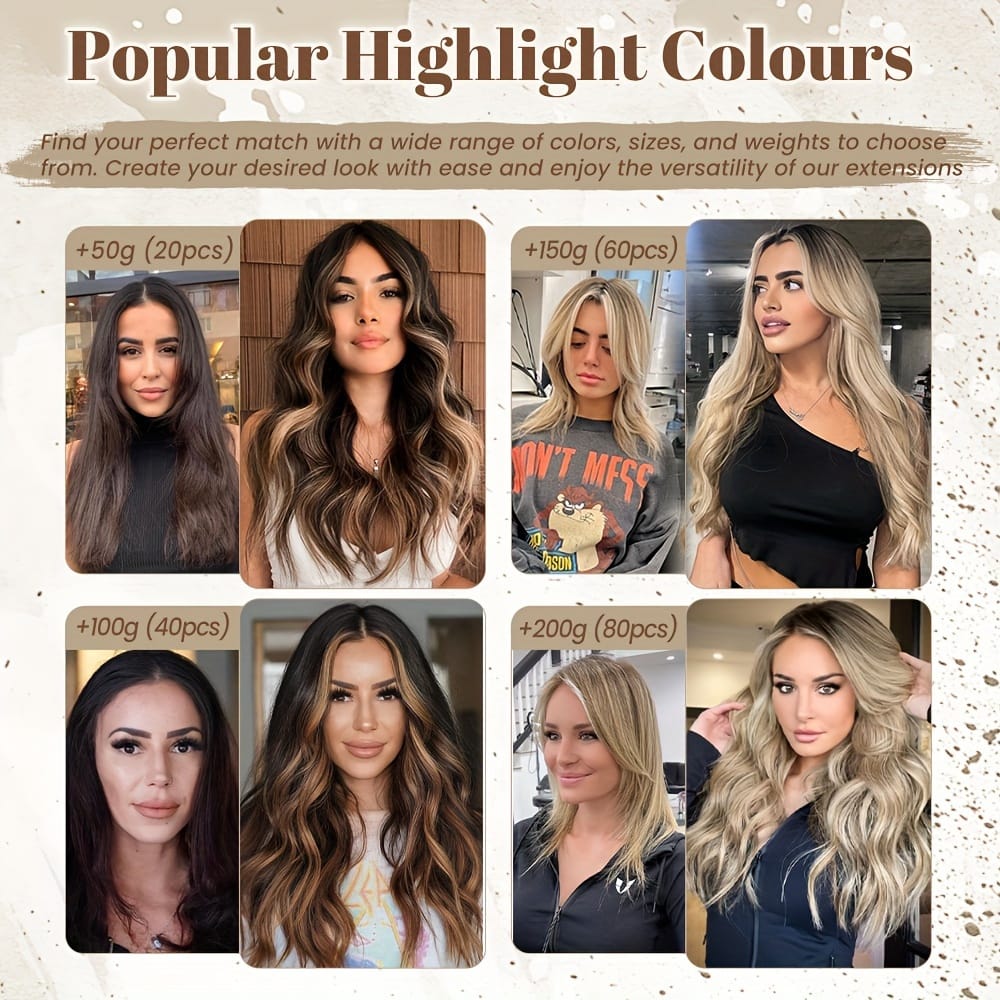 KissICON KissIcon Flying Tape In Hair Extensions - Real