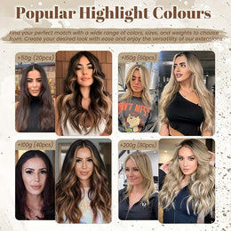 KissICON KissIcon Flying Tape In Hair Extensions - Real