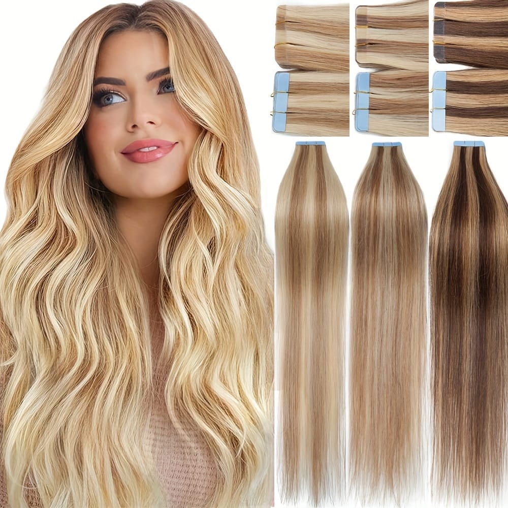 KissICON KissIcon Flying Tape In Hair Extensions - Real