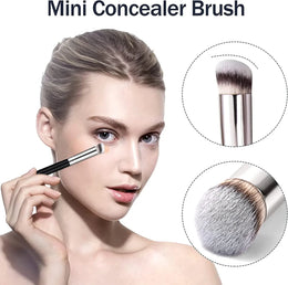 KissICON KissIcon Foundation Concealer Brush Set - Precise Blending